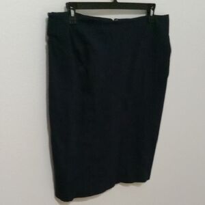 Talbots Black Pencil Skirt Knee-Length Workwear